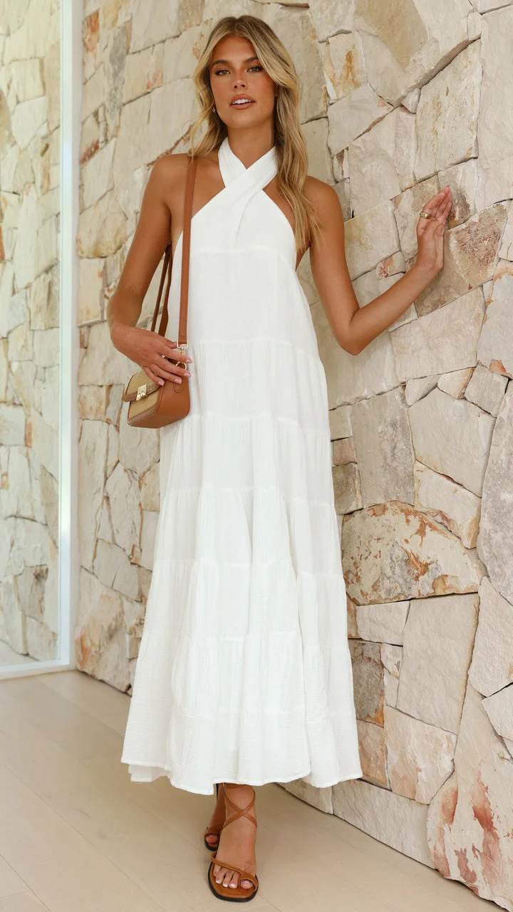 Maxi Dress - White - Image 4