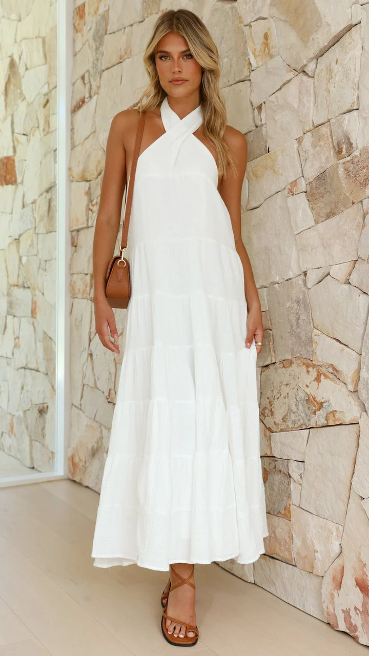 Maxi Dress - White - Image 9