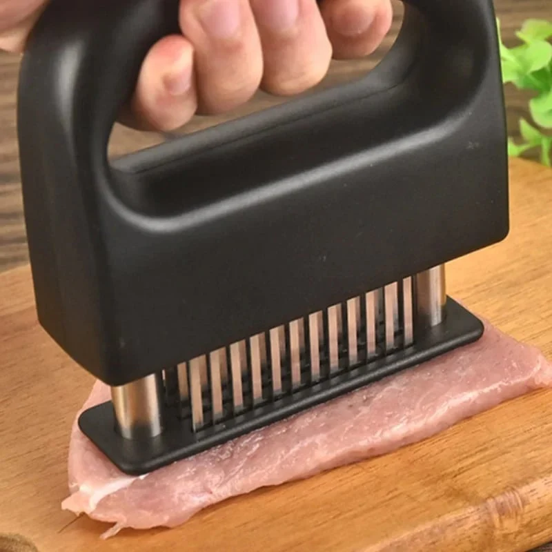 Meat Tenderizer with 48 Stainless Steel Blades, Tenderizing Steak Chicken Beef Fish Pork - Image 2