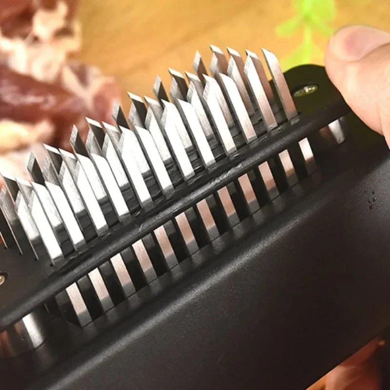 Meat Tenderizer with 48 Stainless Steel Blades, Tenderizing Steak Chicken Beef Fish Pork - Image 3