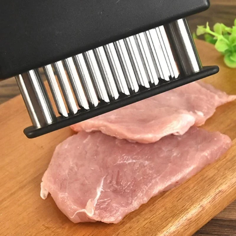 Meat Tenderizer with 48 Stainless Steel Blades, Tenderizing Steak Chicken Beef Fish Pork - Image 5