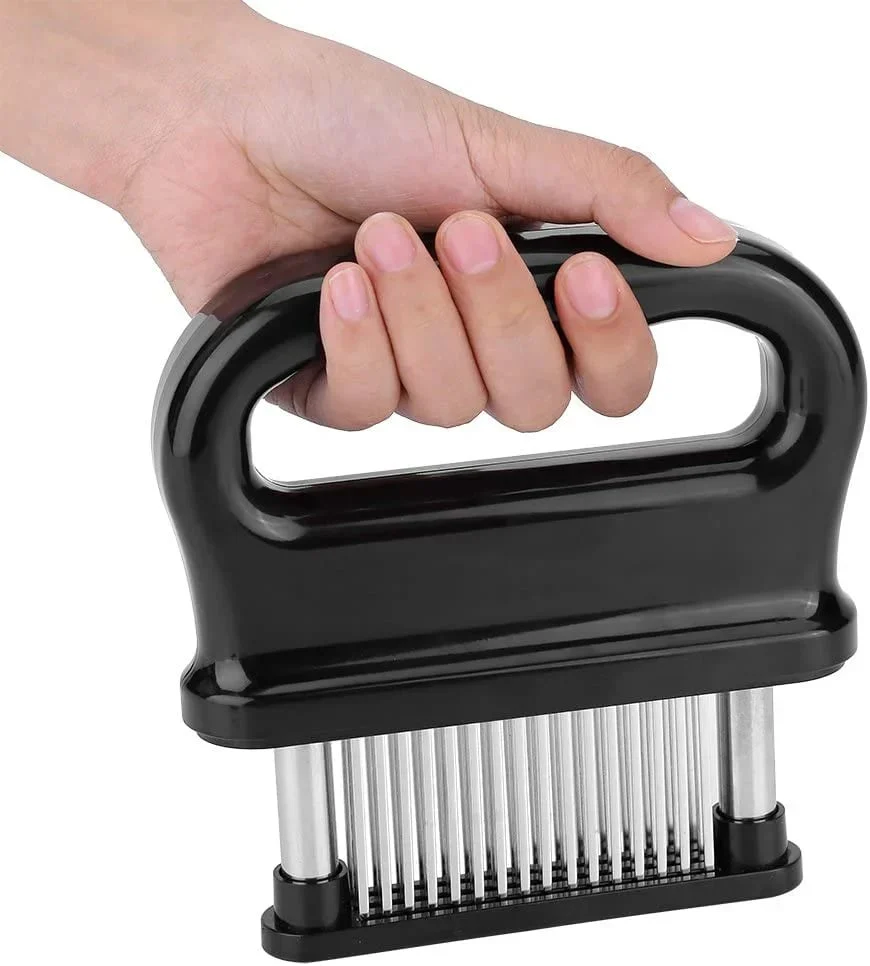 Meat Tenderizer with 48 Stainless Steel Blades, Tenderizing Steak Chicken Beef Fish Pork - Image 6