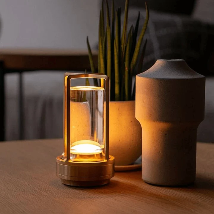 LED Crystal Metal Night Light - Image 2
