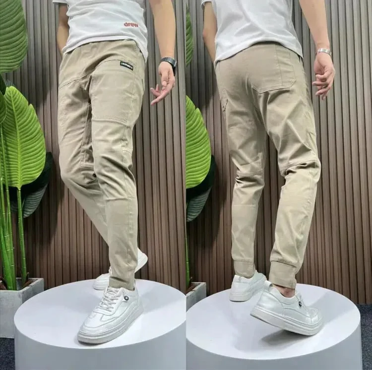 Men's High Stretch Multi-pocket Skinny Cargo Pants👖 - Image 3
