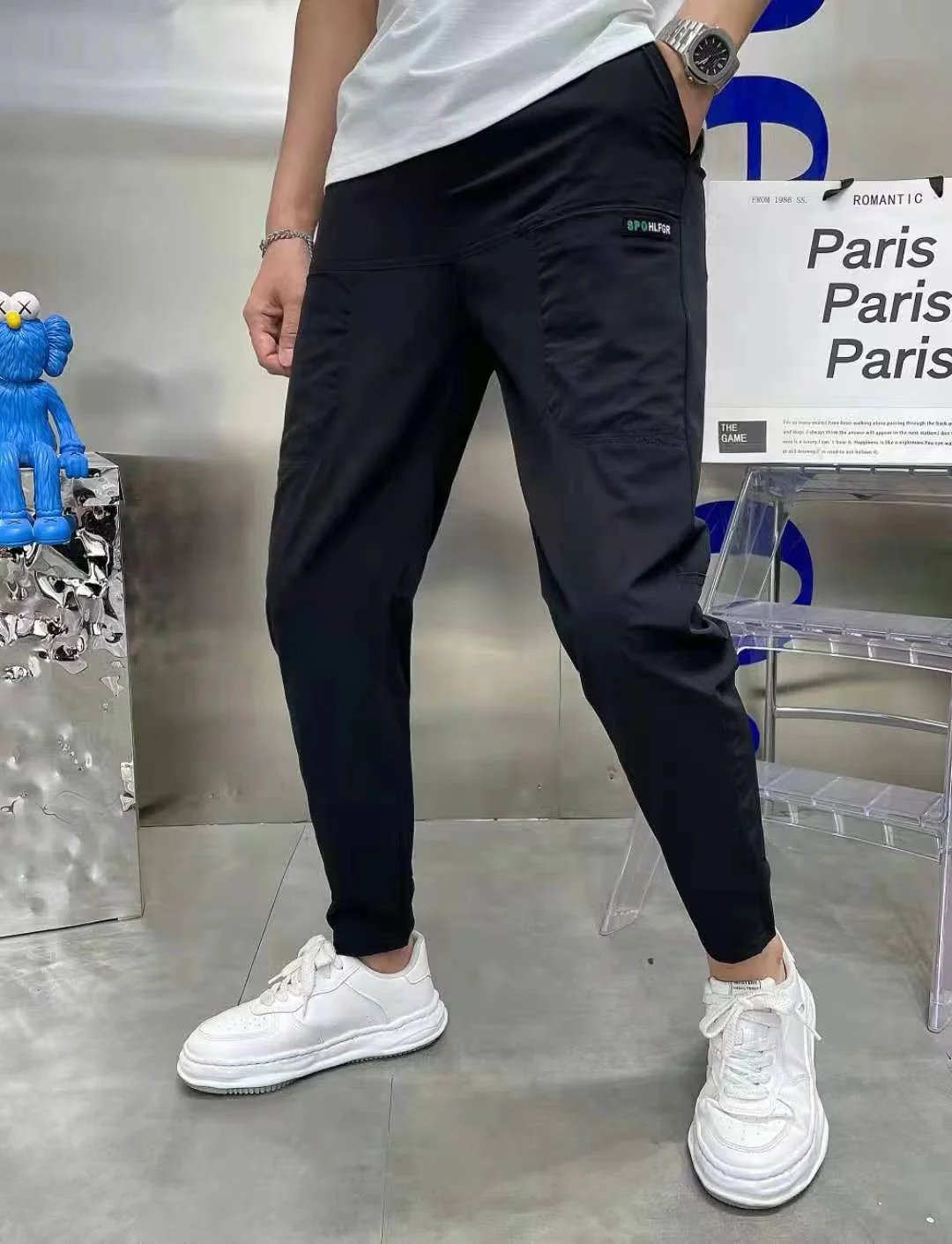 Men's High Stretch Multi-pocket Skinny Cargo Pants👖 - Image 4