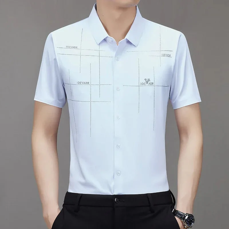 🔥MEN'S ICE SILK BUSINESS SHIRT (Free shipping over 69.99) - Image 6
