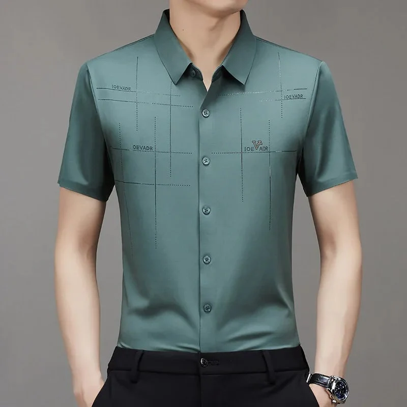 🔥MEN'S ICE SILK BUSINESS SHIRT (Free shipping over 69.99) - Image 9