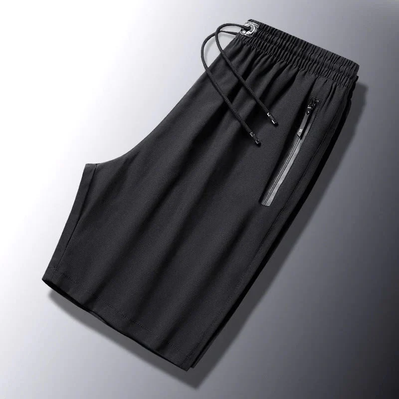 Men's Plus Size Ice Silk Stretch Shorts - Image 21