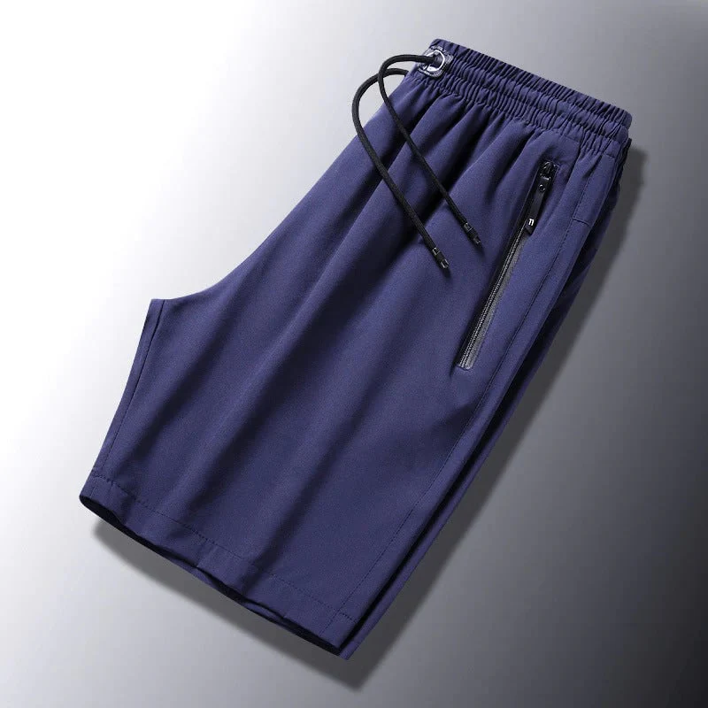 Men's Plus Size Ice Silk Stretch Shorts - Image 6