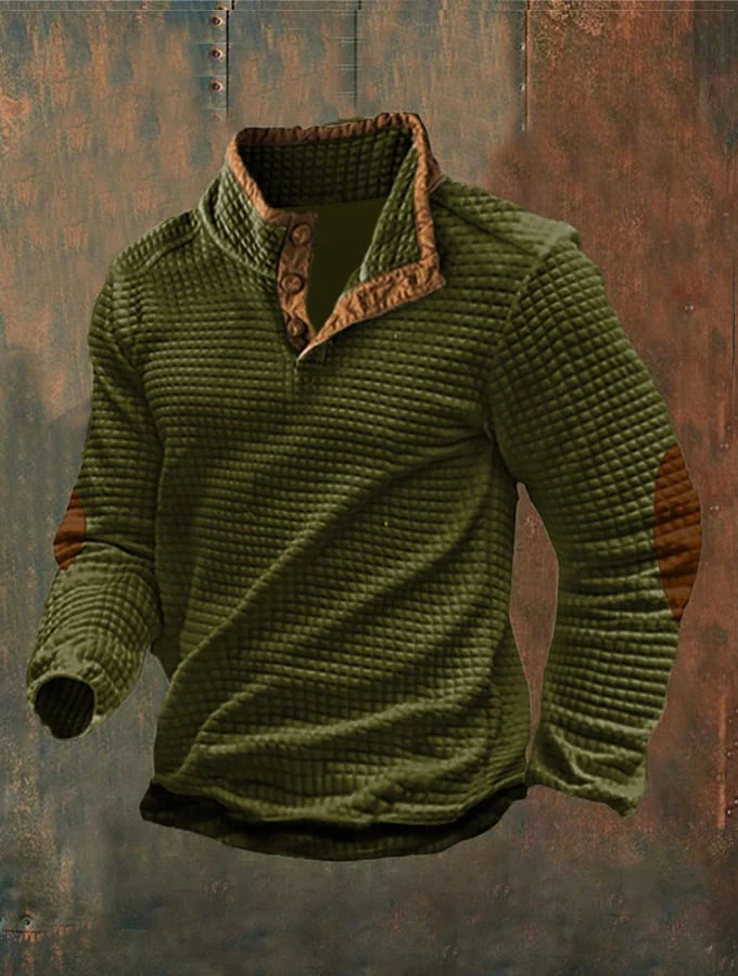 Men's Waffle Sweatshirt - Image 2
