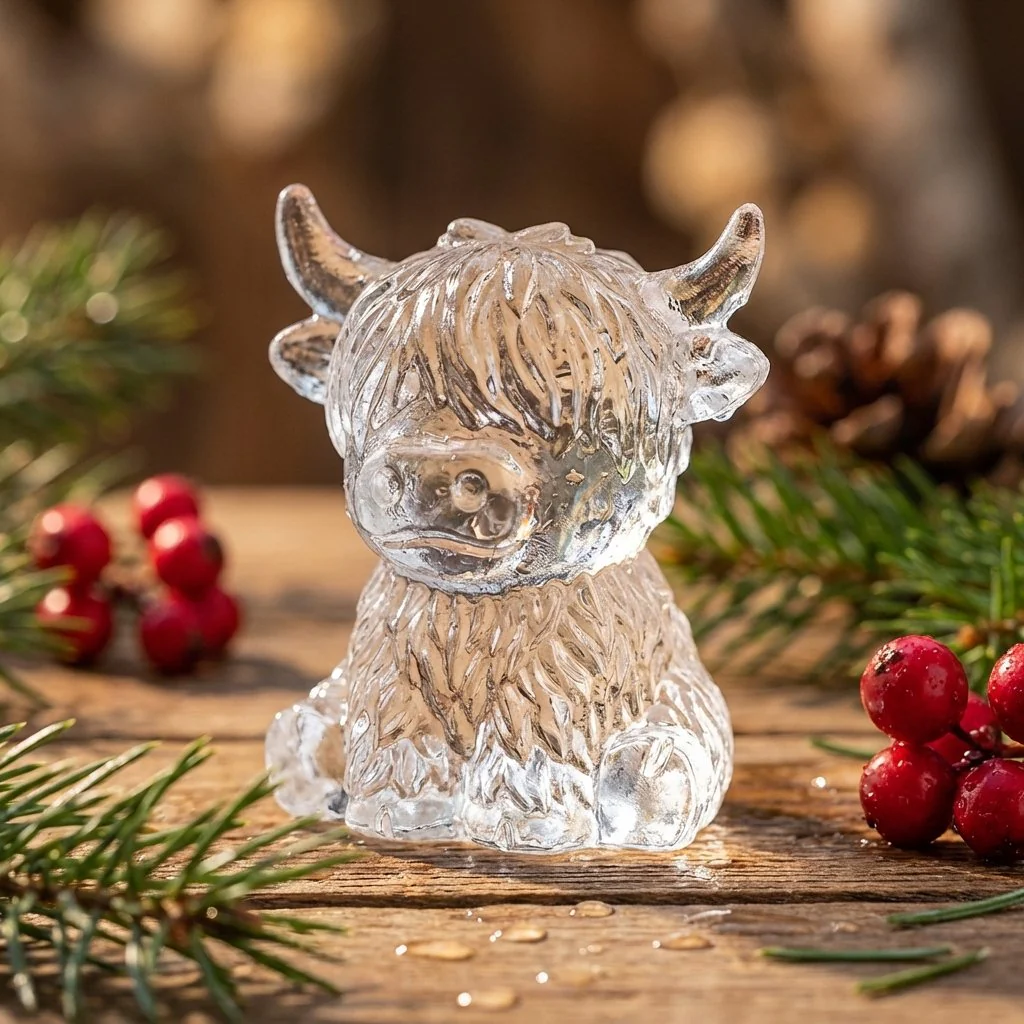🐮 Mini Highland Cow Ice Cube & Dessert Mold 🧊🍪 Cute 3D Ice for Drinks, Parties & Gifts🎁 - Image 10