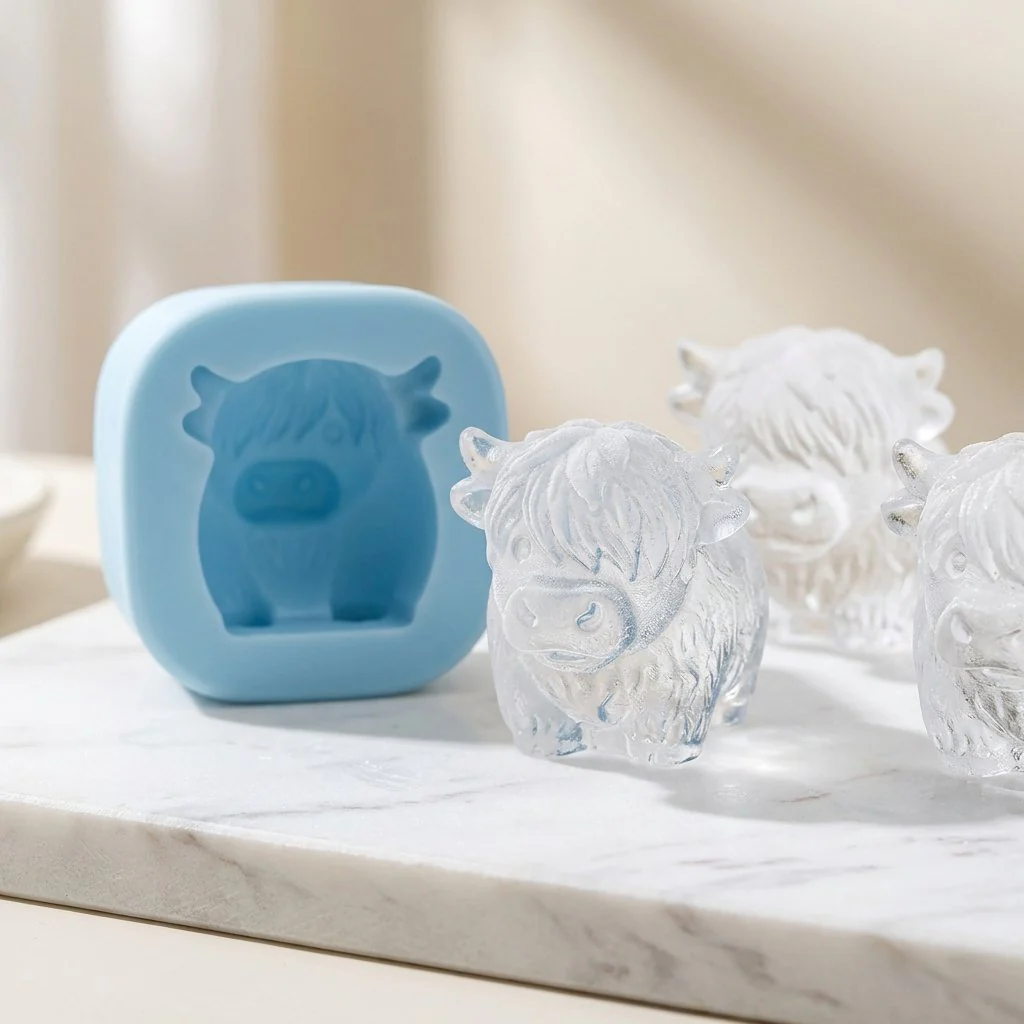 🐮 Mini Highland Cow Ice Cube & Dessert Mold 🧊🍪 Cute 3D Ice for Drinks, Parties & Gifts🎁 - Image 19