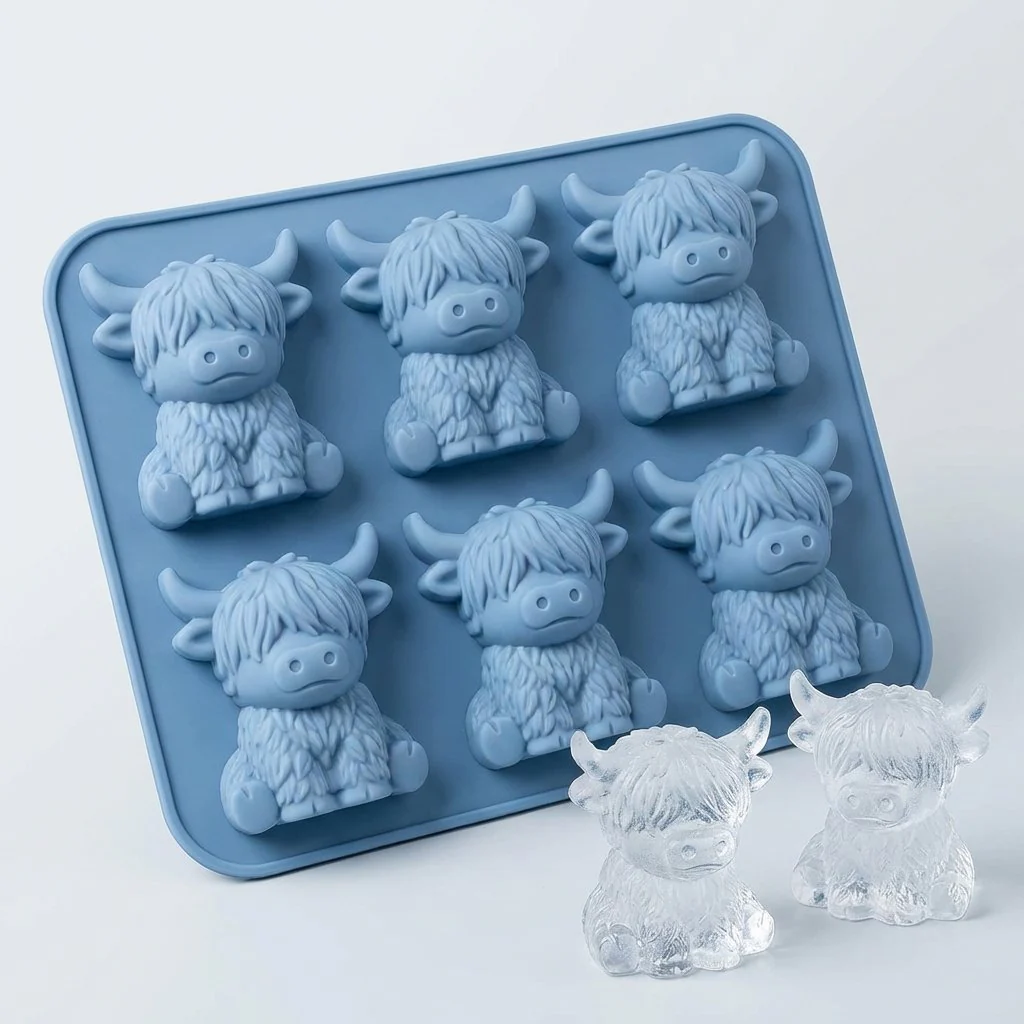 🐮 Mini Highland Cow Ice Cube & Dessert Mold 🧊🍪 Cute 3D Ice for Drinks, Parties & Gifts🎁 - Image 20