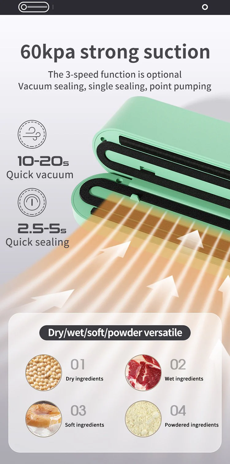 🥗 Keep Your Food Fresh ✨Mini Wireless Vacuum Sealer - Image 10