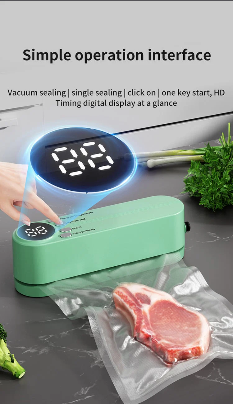 🥗 Keep Your Food Fresh ✨Mini Wireless Vacuum Sealer - Image 12