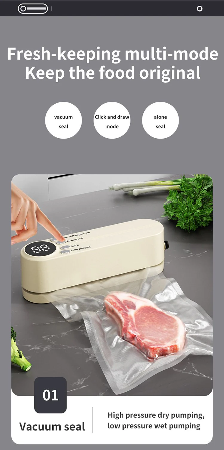 🥗 Keep Your Food Fresh ✨Mini Wireless Vacuum Sealer - Image 15