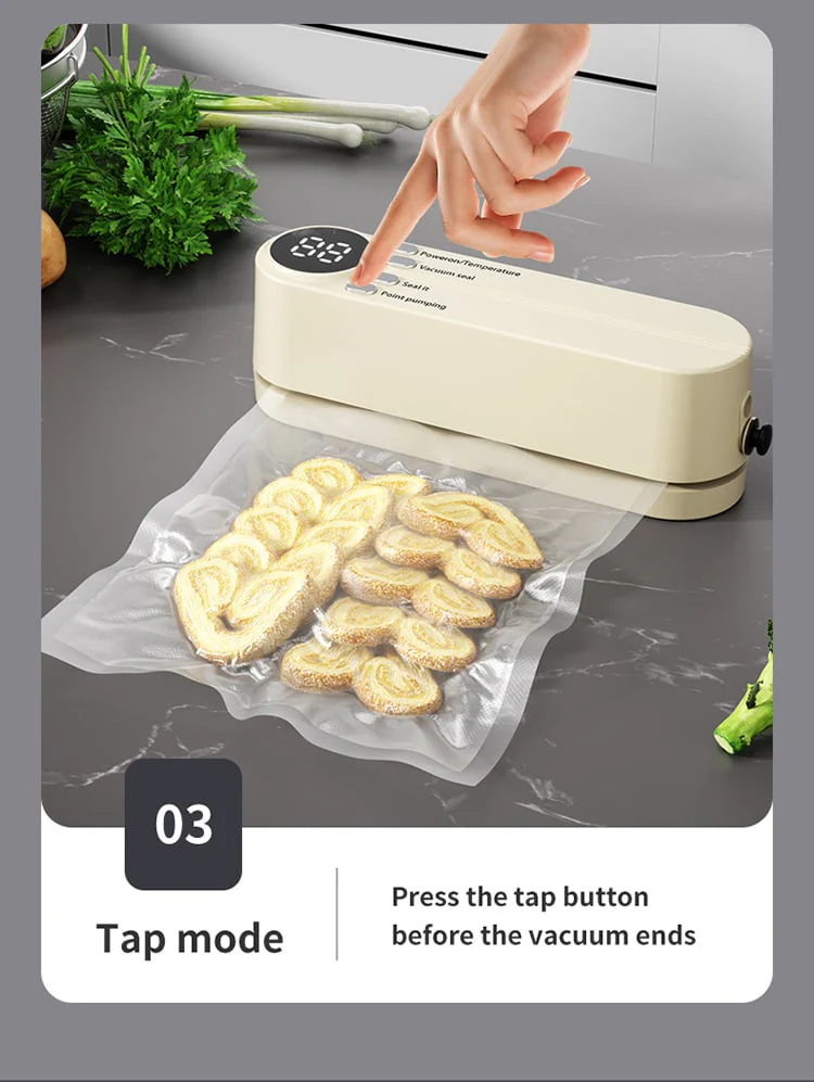 🥗 Keep Your Food Fresh ✨Mini Wireless Vacuum Sealer - Image 17