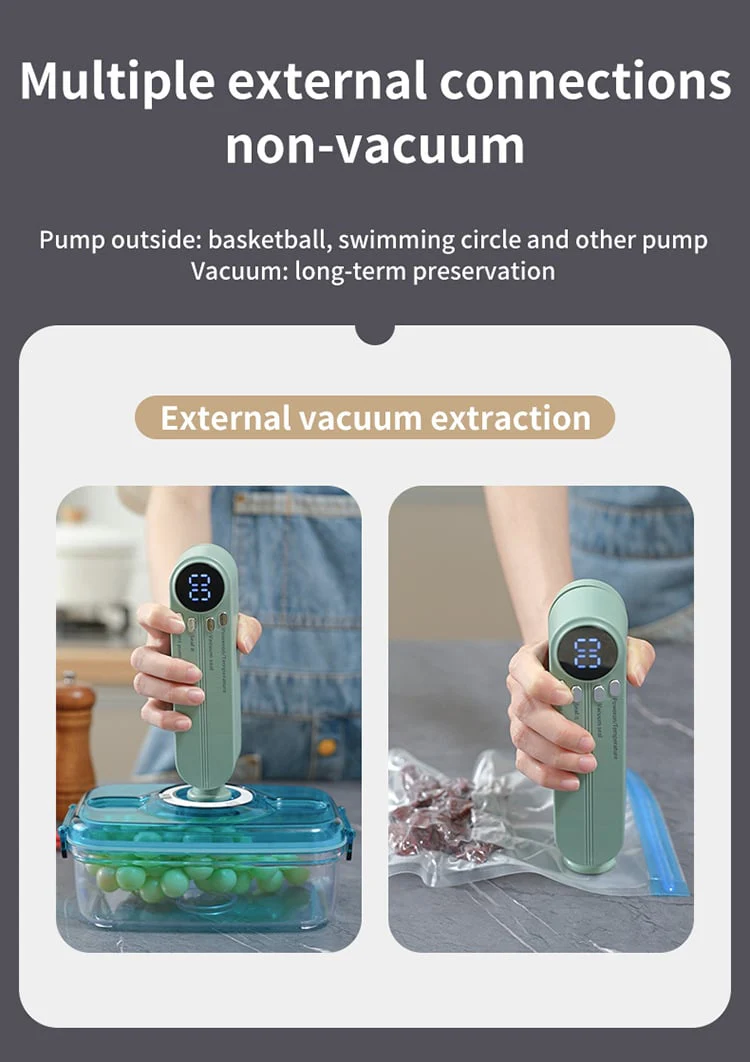 🥗 Keep Your Food Fresh ✨Mini Wireless Vacuum Sealer - Image 19