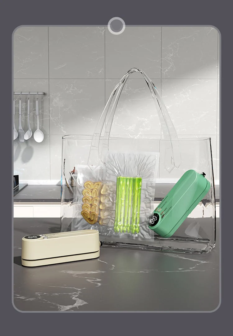 🥗 Keep Your Food Fresh ✨Mini Wireless Vacuum Sealer - Image 5
