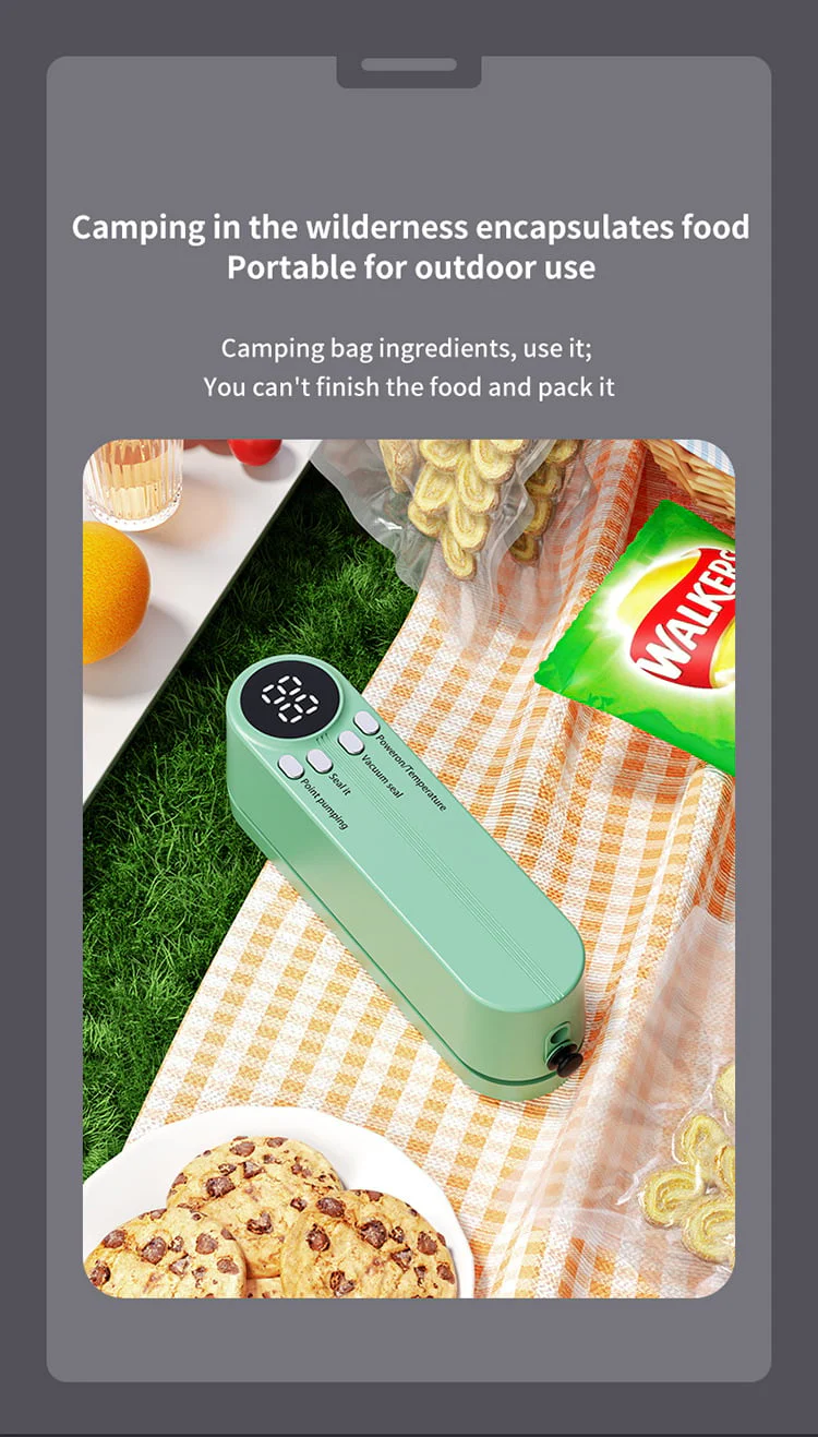 🥗 Keep Your Food Fresh ✨Mini Wireless Vacuum Sealer - Image 9