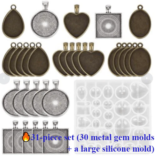 💐Sale 50% OFF – DIY Crystal Mold SET (With159 PCS KIT) - Image 20