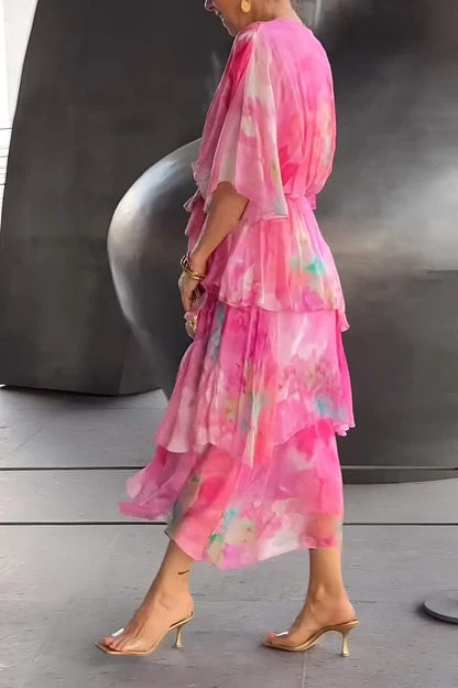 ELEGANT CHIFFON DRESS! - Image 5