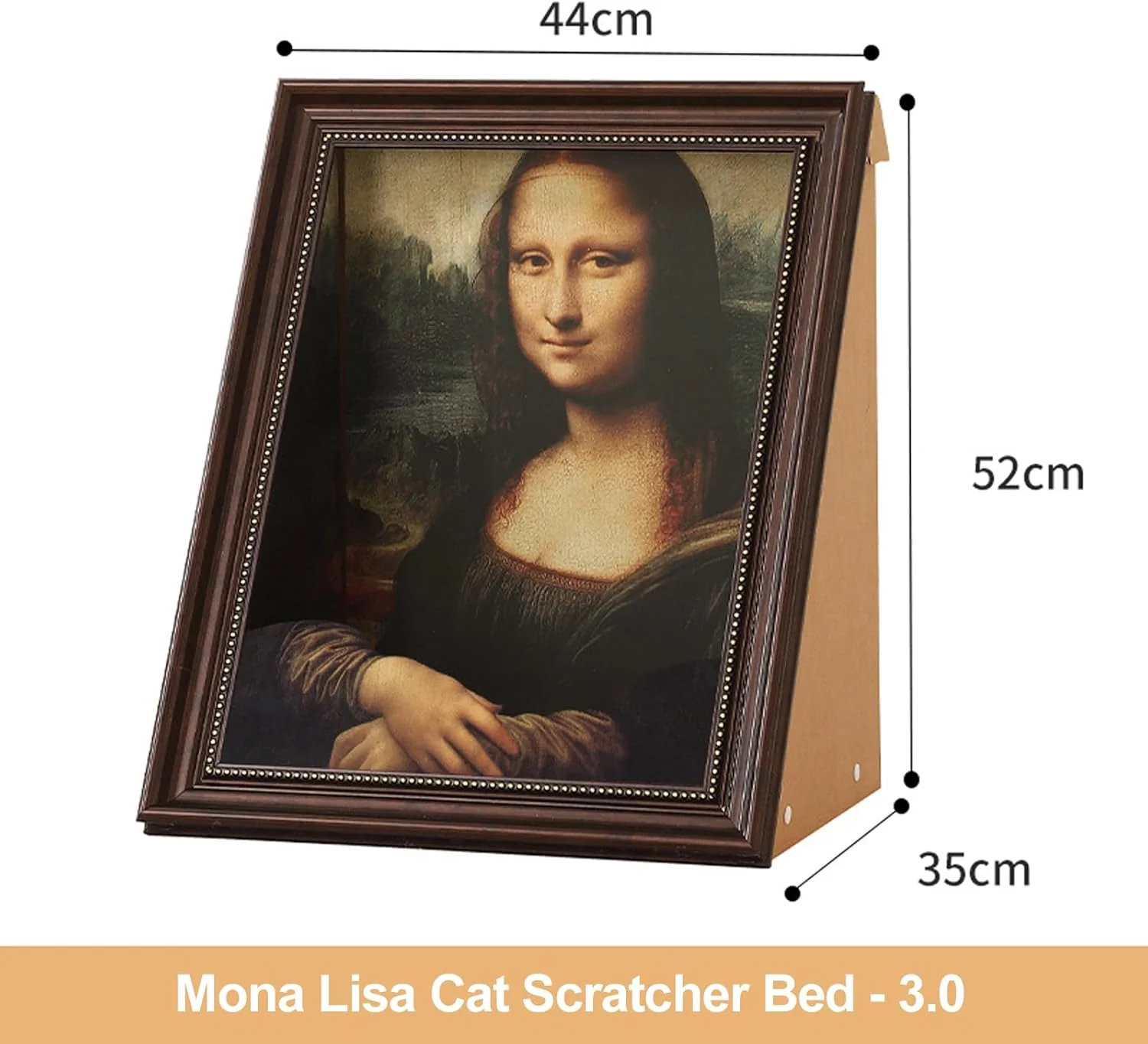 Mona Lisa Cat Scratcher Bed - 3.0 - Image 5