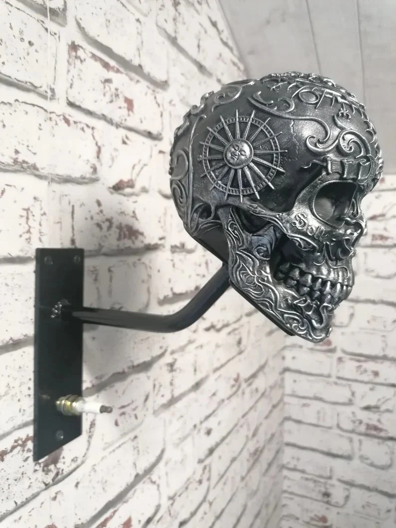 🏴‍☠️Skull holder for motorcycle helmet and jacket🎁 2025 New Models！ - Image 6