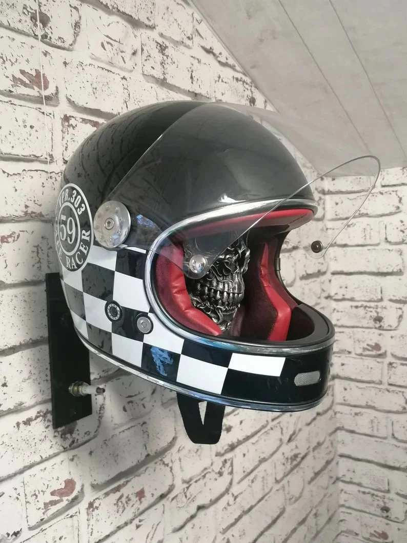 🏴‍☠️Skull holder for motorcycle helmet and jacket🎁 2025 New Models！ - Image 7