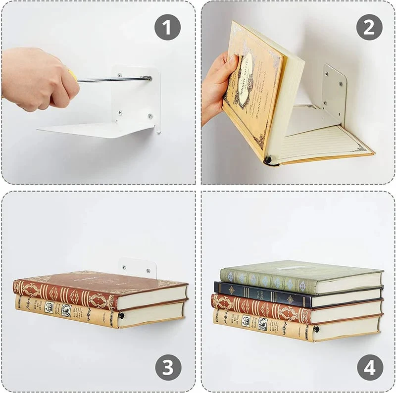 Mounted Floating Bookshelf for Home Decoration - Image 7