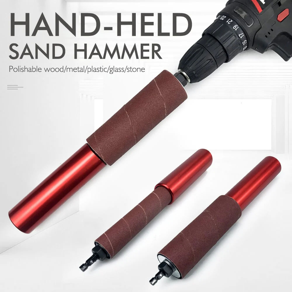 Multi-Surface Spindle Sander Adapter Kit with 10PCS Sandpaper - Image 3