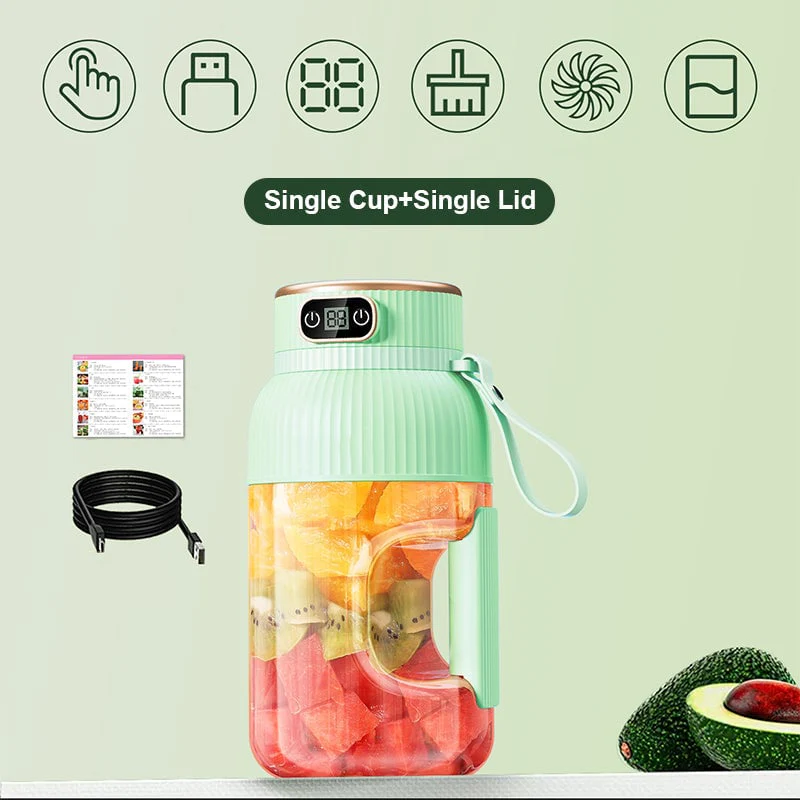Multifunctional Portable Juicer Cup With Digital Display - Image 11