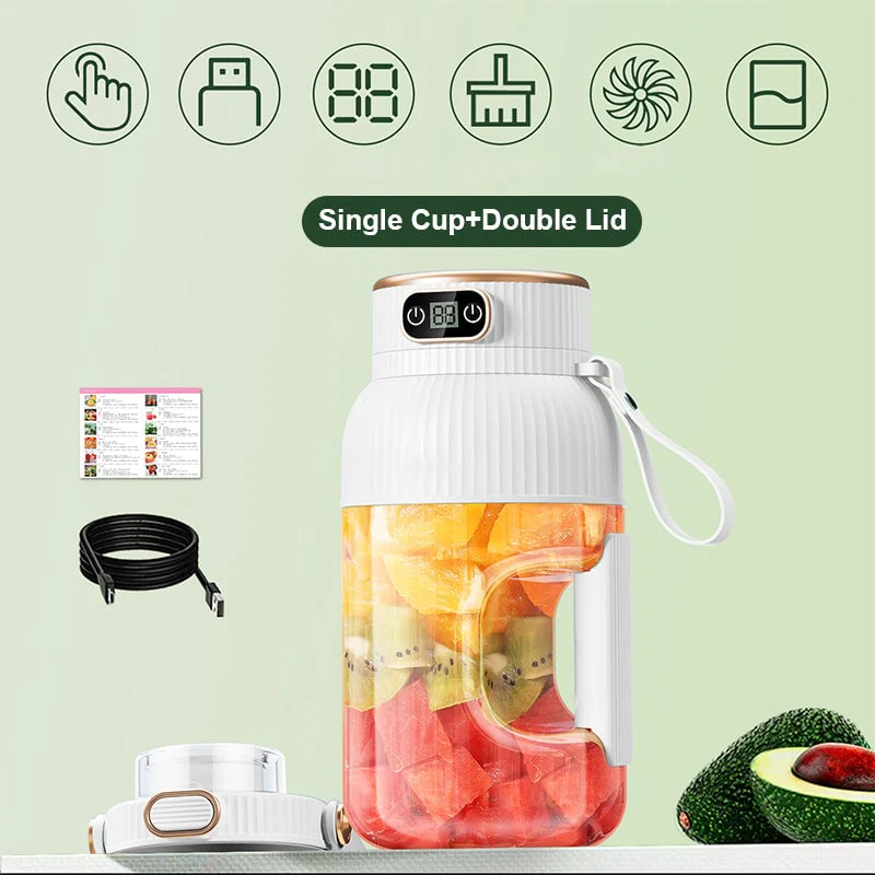 Multifunctional Portable Juicer Cup With Digital Display - Image 12