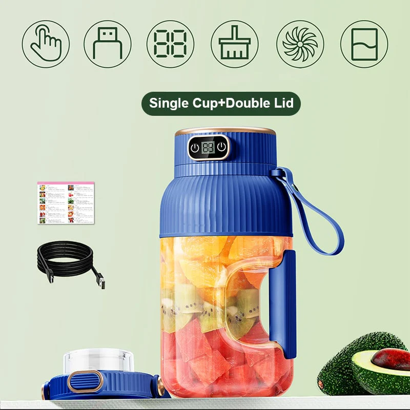 Multifunctional Portable Juicer Cup With Digital Display - Image 13
