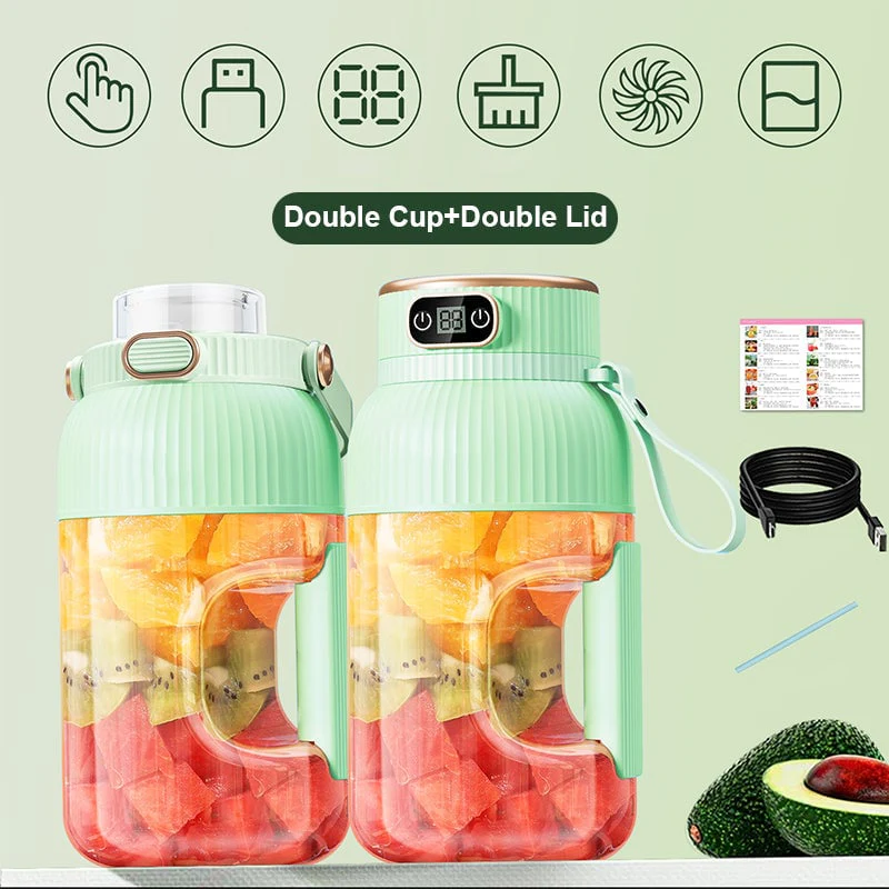 Multifunctional Portable Juicer Cup With Digital Display - Image 17