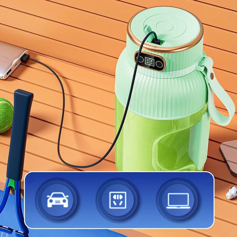 Multifunctional Portable Juicer Cup With Digital Display - Image 5