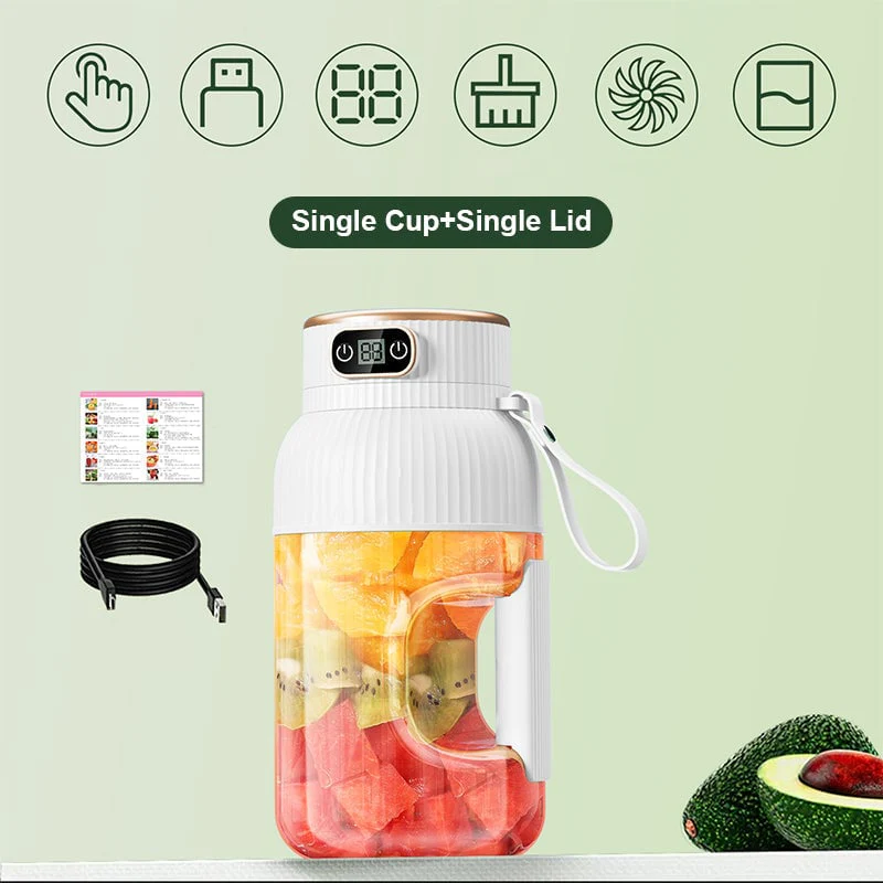 Multifunctional Portable Juicer Cup With Digital Display - Image 9