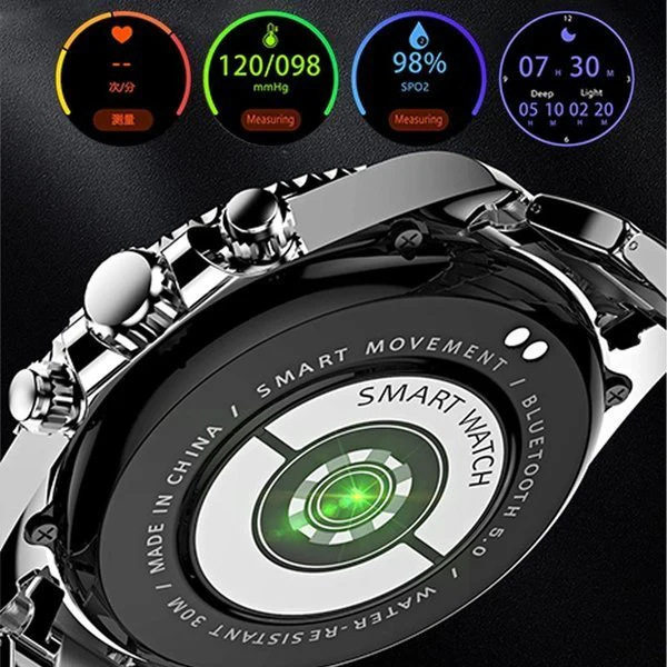 Multifunctional Bluetooth Talk Men's Casual Smart Watch - Image 6