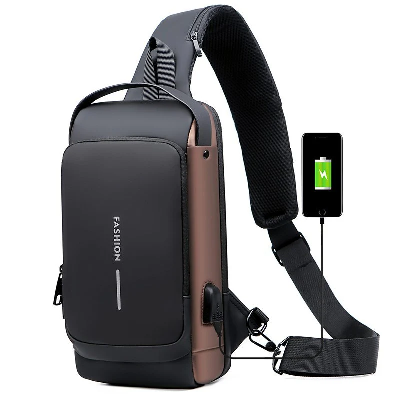 USB charging sport sling Anti-theft shoulder bag(BUY 2 FREE SHIPPING WORLDWIDE!) - Image 2