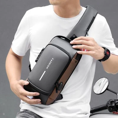 USB charging sport sling Anti-theft shoulder bag(BUY 2 FREE SHIPPING WORLDWIDE!) - Image 4