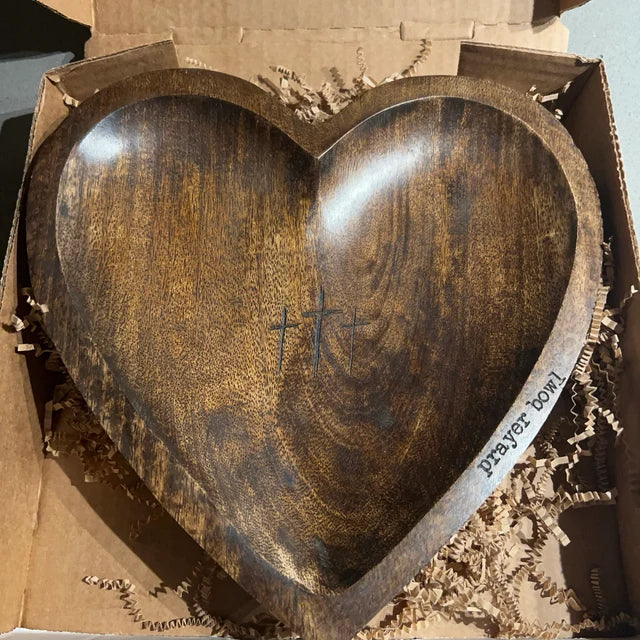 🎁Easter Sale- New Heart Prayer Bowl Modern Cross religious gifts - Image 2