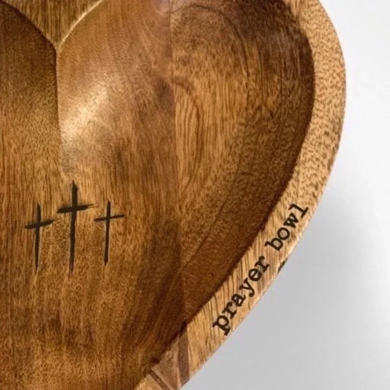 🎁Easter Sale- New Heart Prayer Bowl Modern Cross religious gifts - Image 9