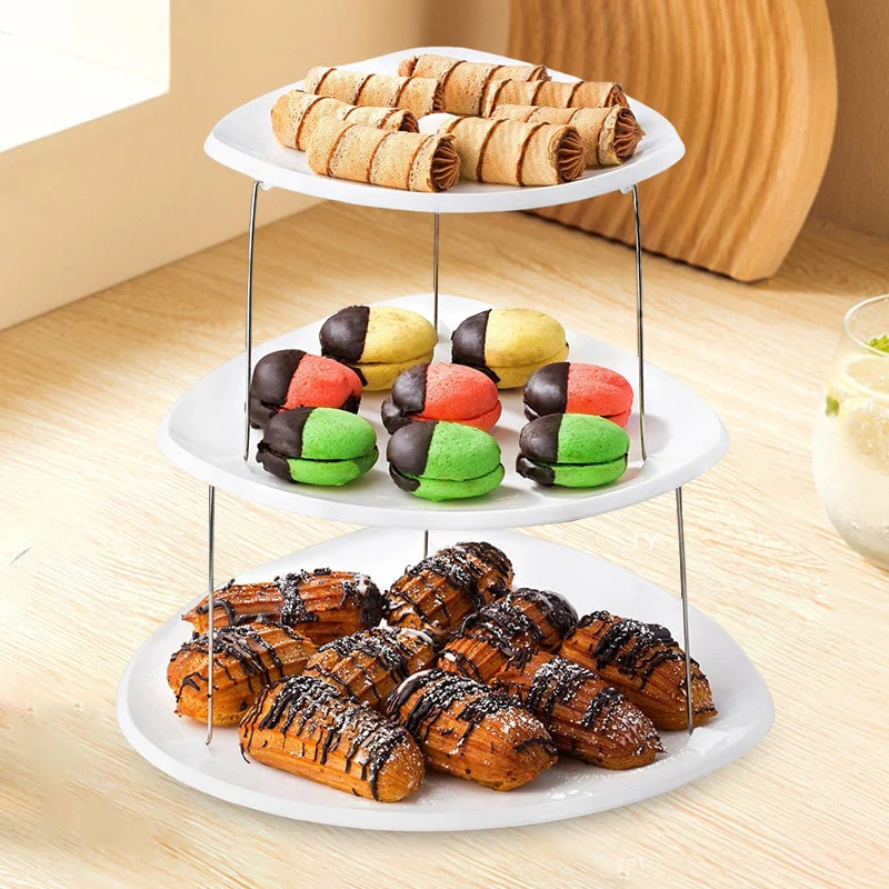 🍇🍨New three-tier foldable party trays - Image 2