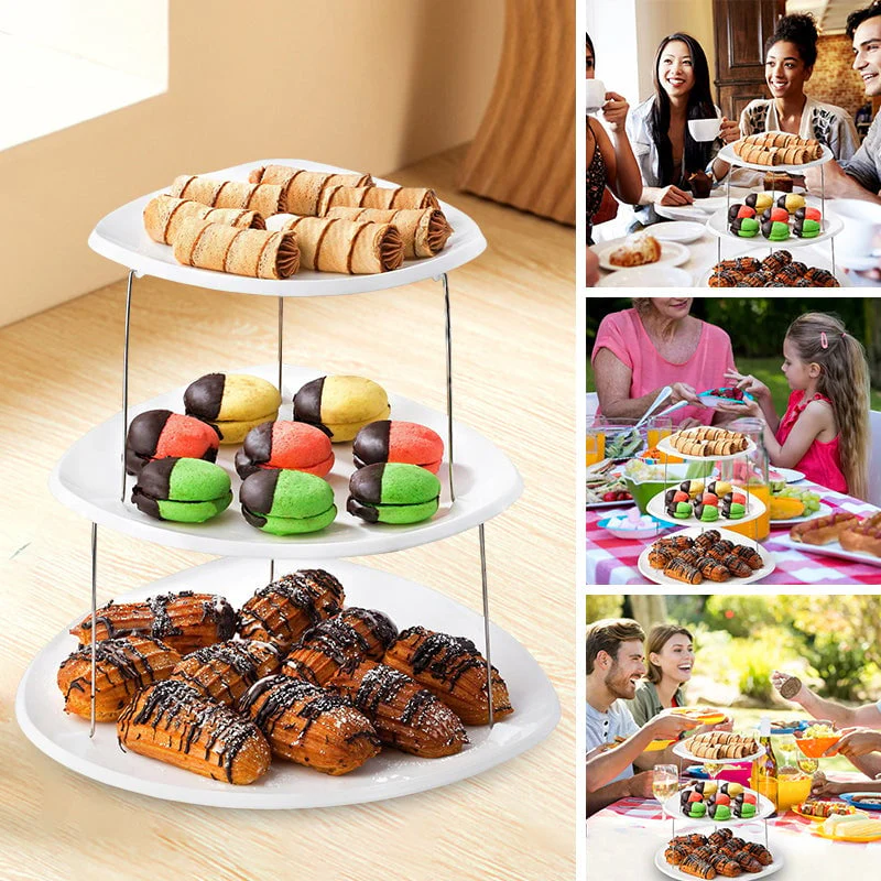 🍇🍨New three-tier foldable party trays - Image 26