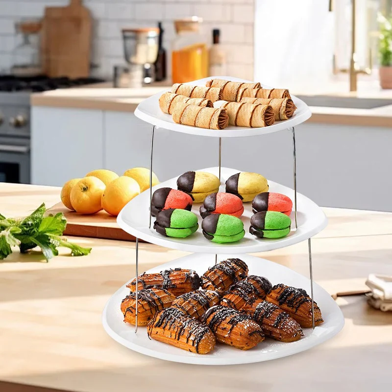 🍇🍨New three-tier foldable party trays - Image 5