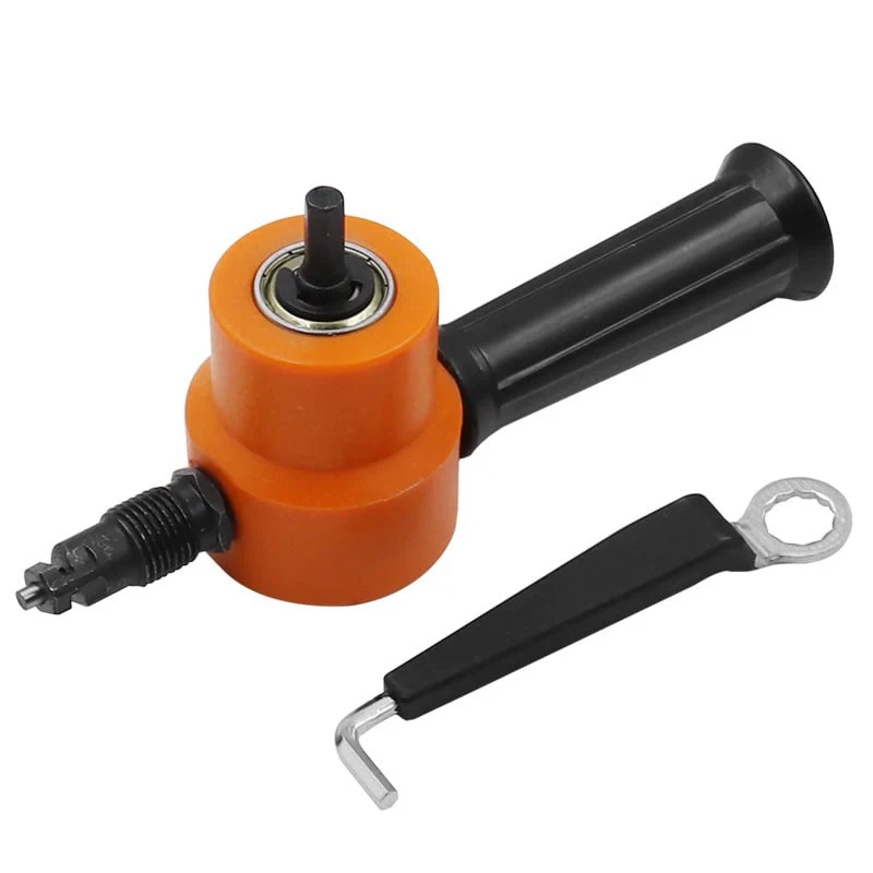 Nibbler Cutter Drill Attachment Double Head Metal Sheet - Image 8