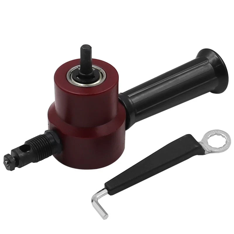 Nibbler Cutter Drill Attachment Double Head Metal Sheet - Image 9