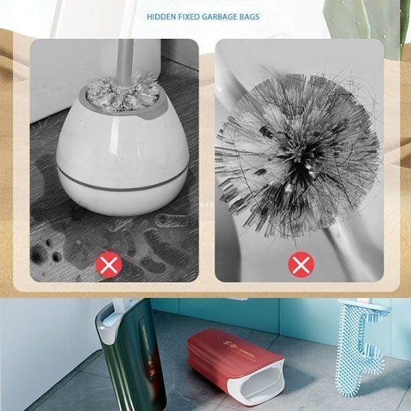 🔥No Dead Corner Cactus Toilet Brush ! - Image 6