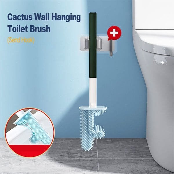 🔥No Dead Corner Cactus Toilet Brush ! - Image 8
