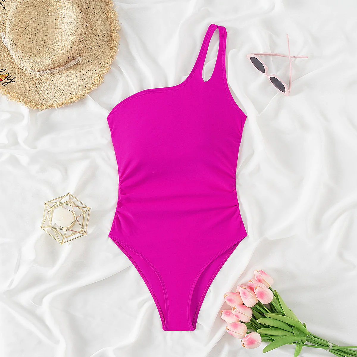 🩱One Shoulder One Piece Swimsuit🏖️ - Image 12